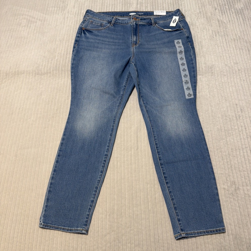Old Navy Jeans Pop Icon Skinny Size 16 Short Light Colored